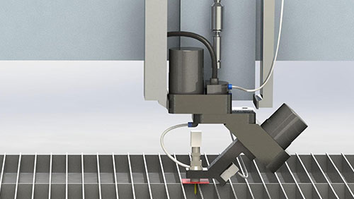 What factors affect waterjet cutting speed and how can efficiency be improved?