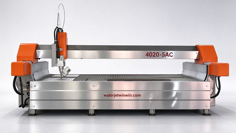 5-Axis Waterjet Bevel Cutting: ±69-Degree Spatial Angles Formed in a Single Pass